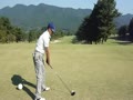ゴルフスイング　ドライバーで強引にドローボールを打ってみた！