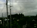 台風一過虹現る　2012.8.2 AM8:22 